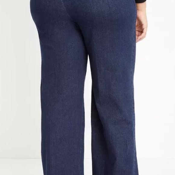 ELOQUII Wide Leg Denim - Picture 2 of 4